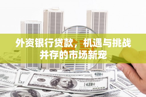 上饶外资银行贷款，机遇与挑战并存的市场新宠