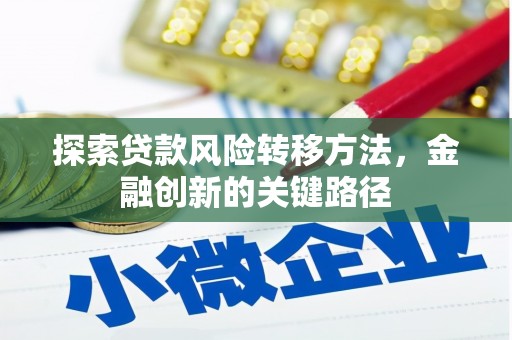 上饶探索贷款风险转移方法，金融创新的关键路径