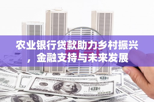 上饶农业银行贷款助力乡村振兴，金融支持与未来发展