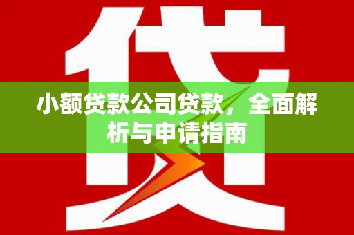 上饶小额贷款公司贷款，全面解析与申请指南