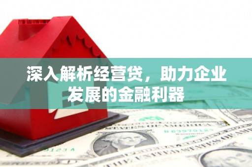 上饶深入解析经营贷，助力企业发展的金融利器