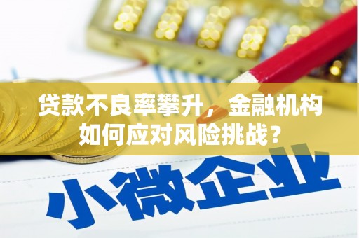 上饶贷款不良率攀升，金融机构如何应对风险挑战？