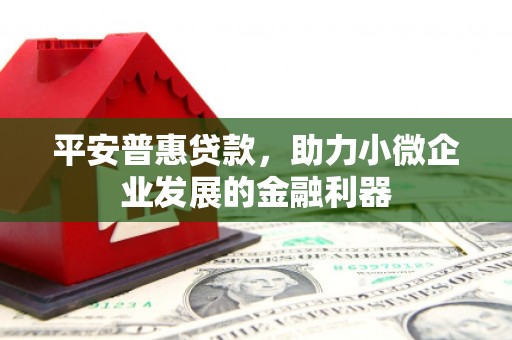 上饶平安普惠贷款，助力小微企业发展的金融利器