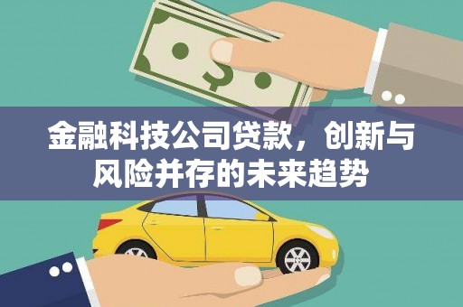 上饶金融科技公司贷款，创新与风险并存的未来趋势