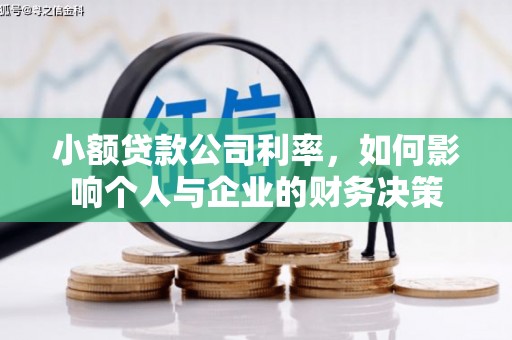 上饶小额贷款公司利率，如何影响个人与企业的财务决策