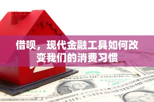 上饶借呗，现代金融工具如何改变我们的消费习惯