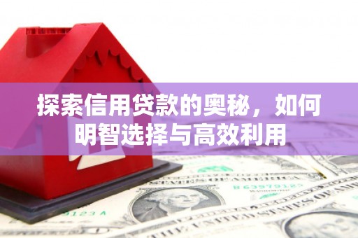上饶探索信用贷款的奥秘，如何明智选择与高效利用
