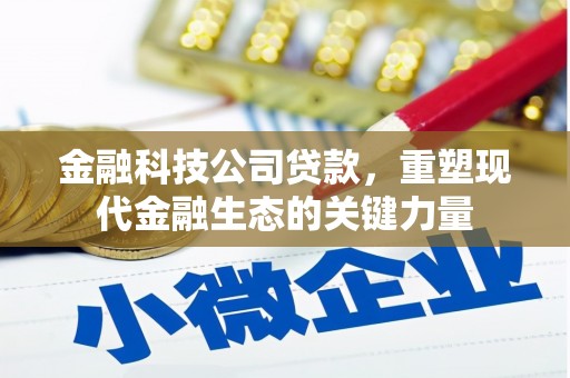 上饶金融科技公司贷款，重塑现代金融生态的关键力量