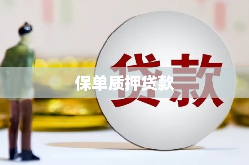 上饶保单质押贷款